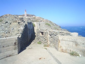 Vista de de la fortificació més propra a la punta.