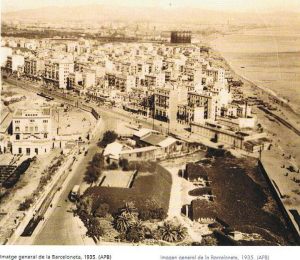 Bateria de Astilleros, Barceloneta, 1935