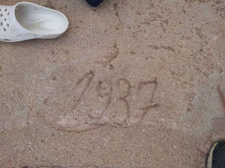 Podem datar aquesta fortificació de 1937, no sempre passa trobar una datació exacte.