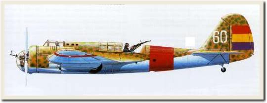 El Tupolev SB2 o Katiuska fou el millor bombarder de la Republica.