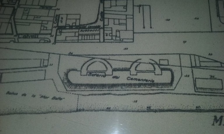 Bateria de Prop, imaginant es pot intentar definir el que era, sempre en base al vist en altres llocs.